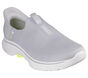 Skechers Slip-ins: GO WALK 7 - Easy On 2, GRAY / YELLOW, large image number 5