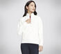 GO LUXE Rib 1/4 Zip, OFF WEISS, large image number 3