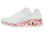 Skechers x JGoldcrown: Uno - Loving Love, WHITE / RED / PINK, large image number 3