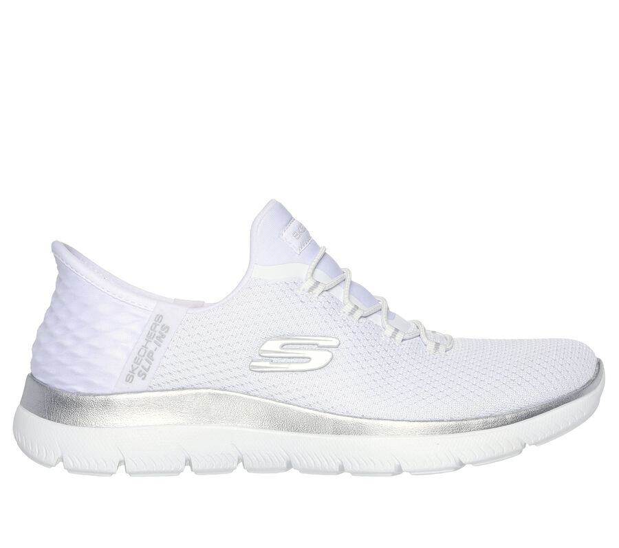 Skechers Slip-ins: Summits - Diamond Dream, WHITE / SILVER, largeimage number 0