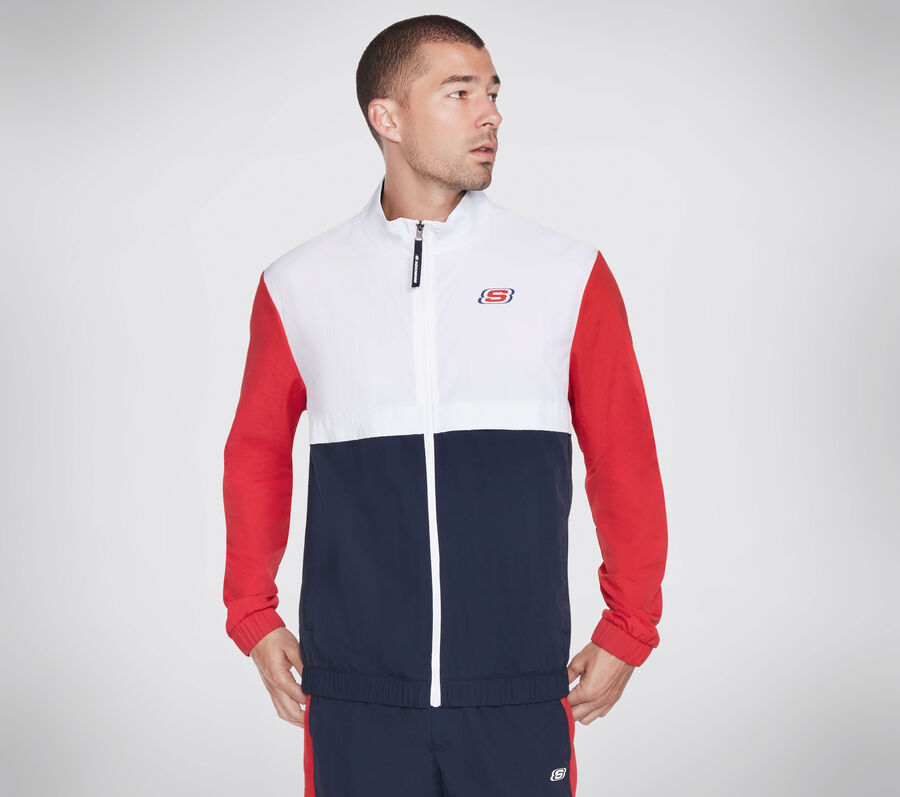 Tribute Jacket, WHITE / RED / NAVY, largeimage number 0