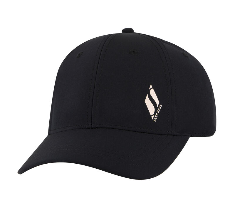 SKECH-SHINE ROSE GOLD DIAMOND HAT, BLACK, largeimage number 0