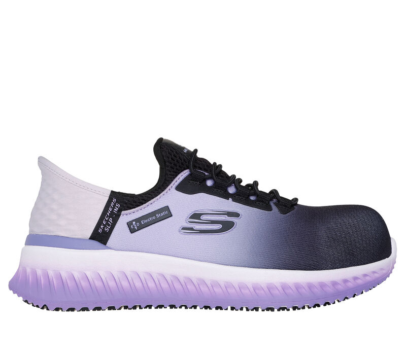 Skechers Slip-ins Work: Tilido - Ombray, SCHWARZ / VIOLETT, largeimage number 0