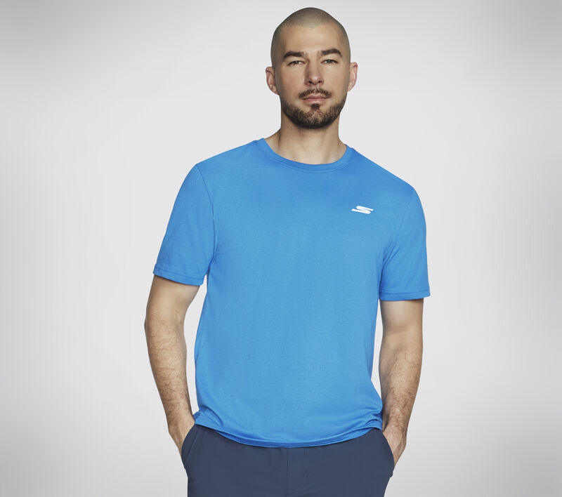 Skechers Pickleball Tee, BLAU / GRÜN, largeimage number 0