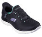 Skechers Slip-ins: Summits - Diamond Dream, SCHWARZ / TÜRKIS, large image number 4