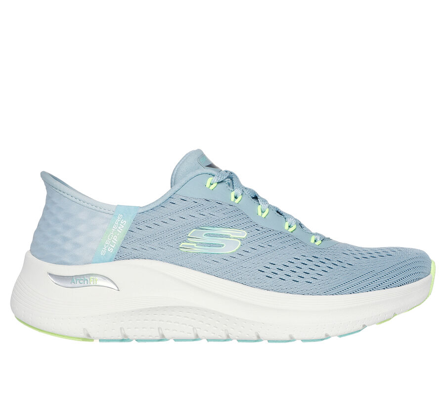 Skechers Slip-ins: Arch Fit 2.0 - Easy Chic, BLUE / LIME, largeimage number 0