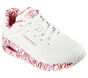 Skechers x JGoldcrown: Uno - Loving Love, WHITE / RED / PINK, large image number 4