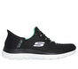 Skechers Slip-ins: Summits - Diamond Dream, BLACK / TURQUOISE, large image number 0