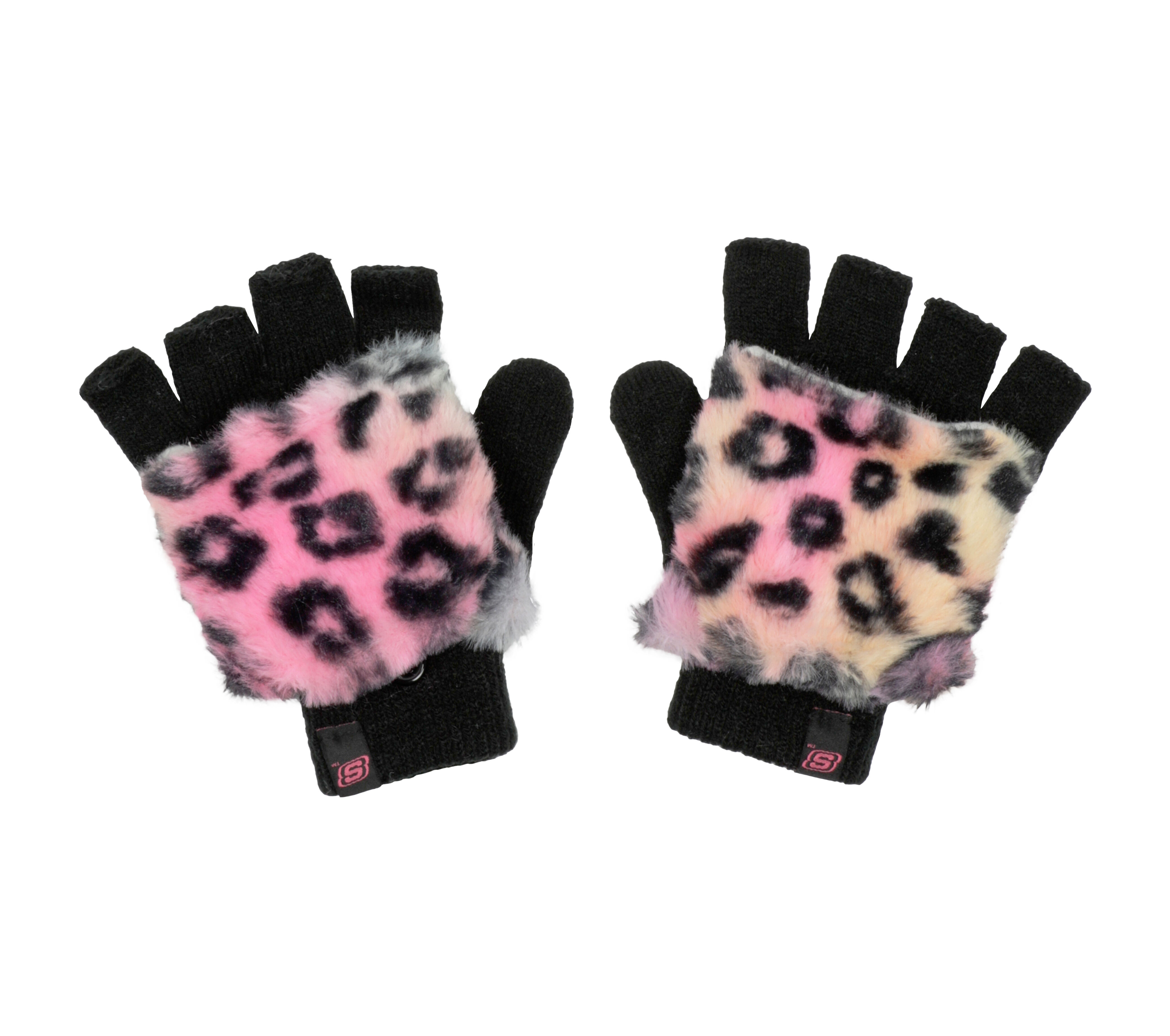 leopard mittens