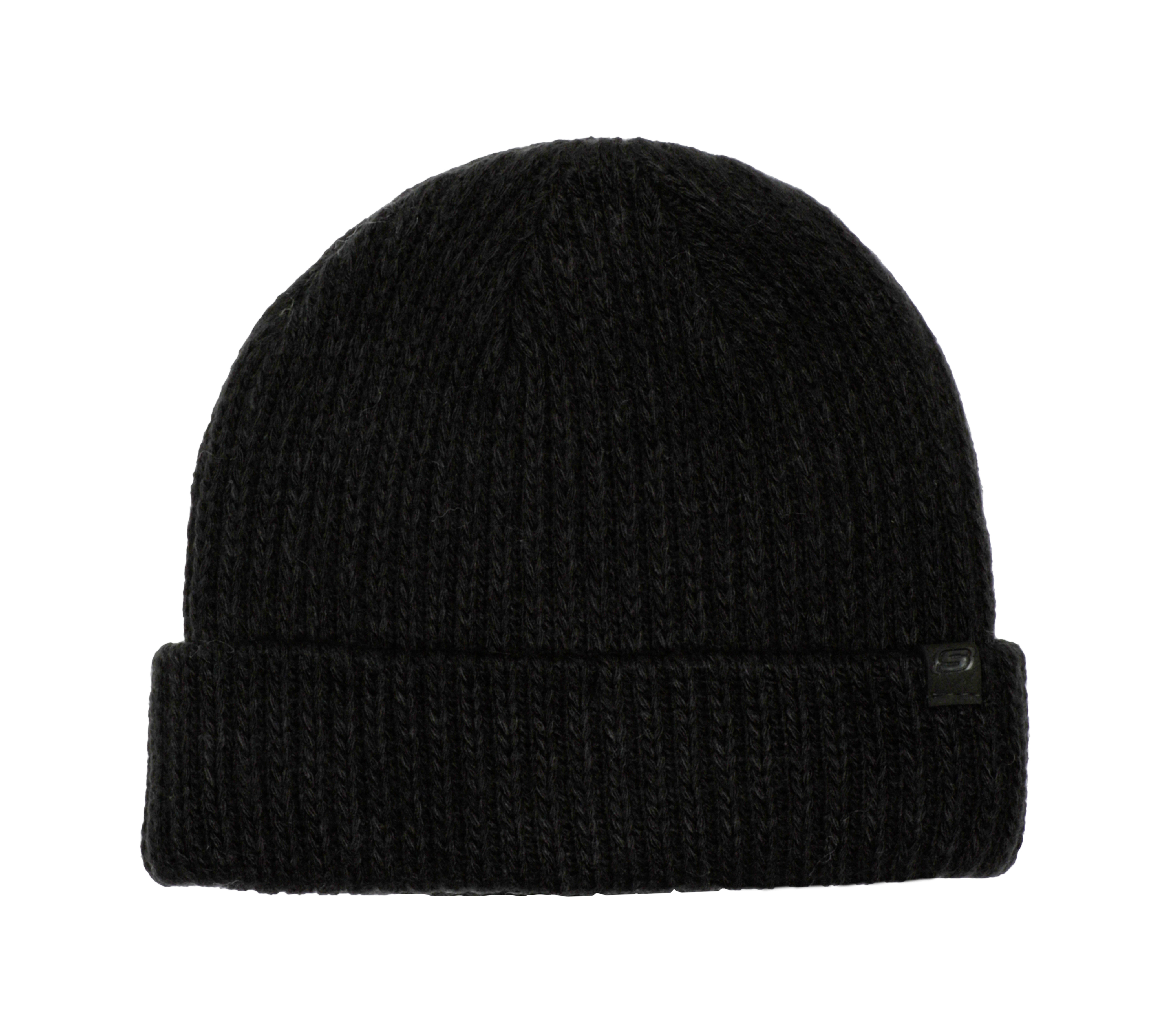 Skechers Fisherman Cuff Beanie in Schwarz