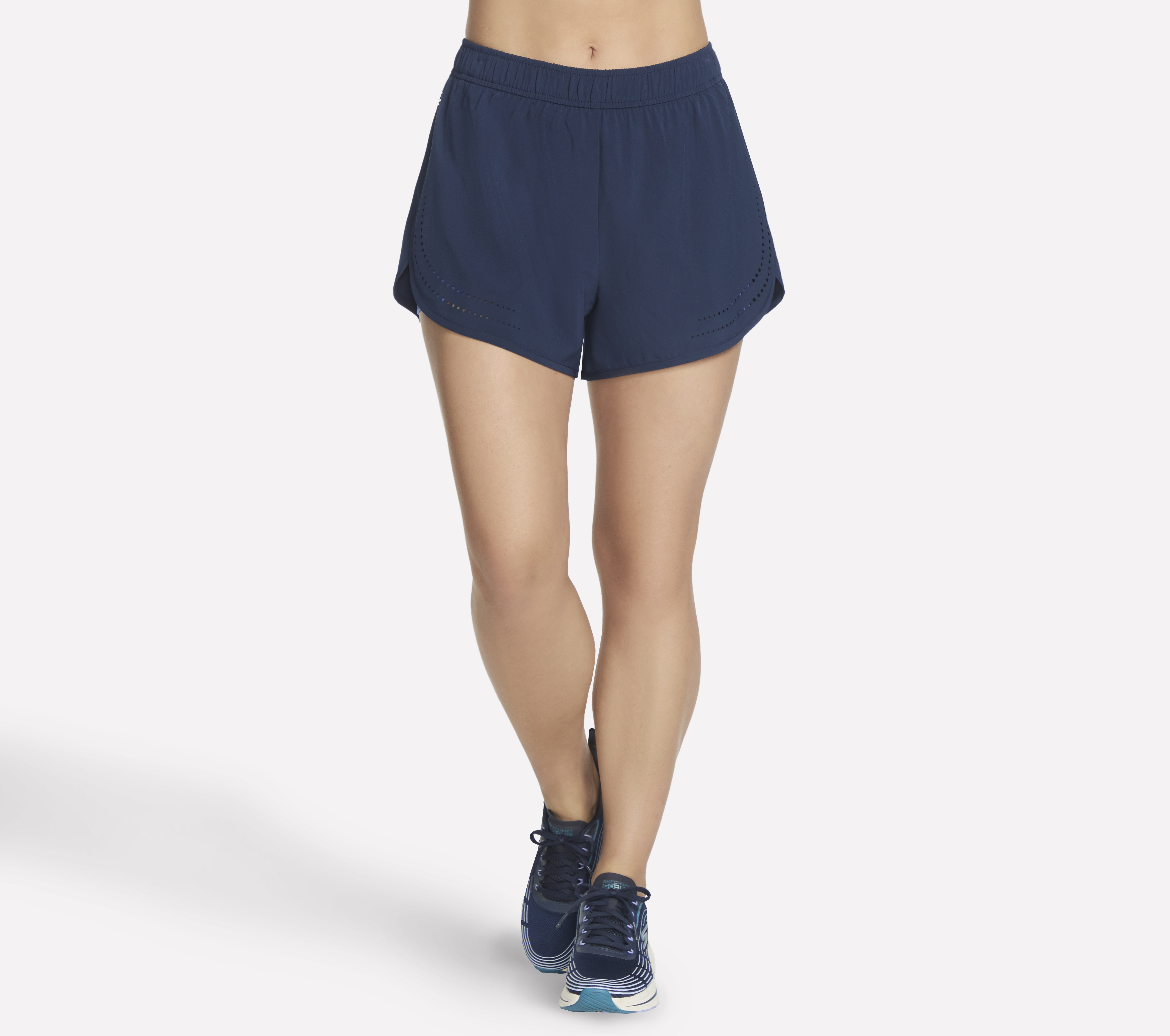 Skechers Performance 3 Inch Hybrid Shorts in Marine, Größe 2XL