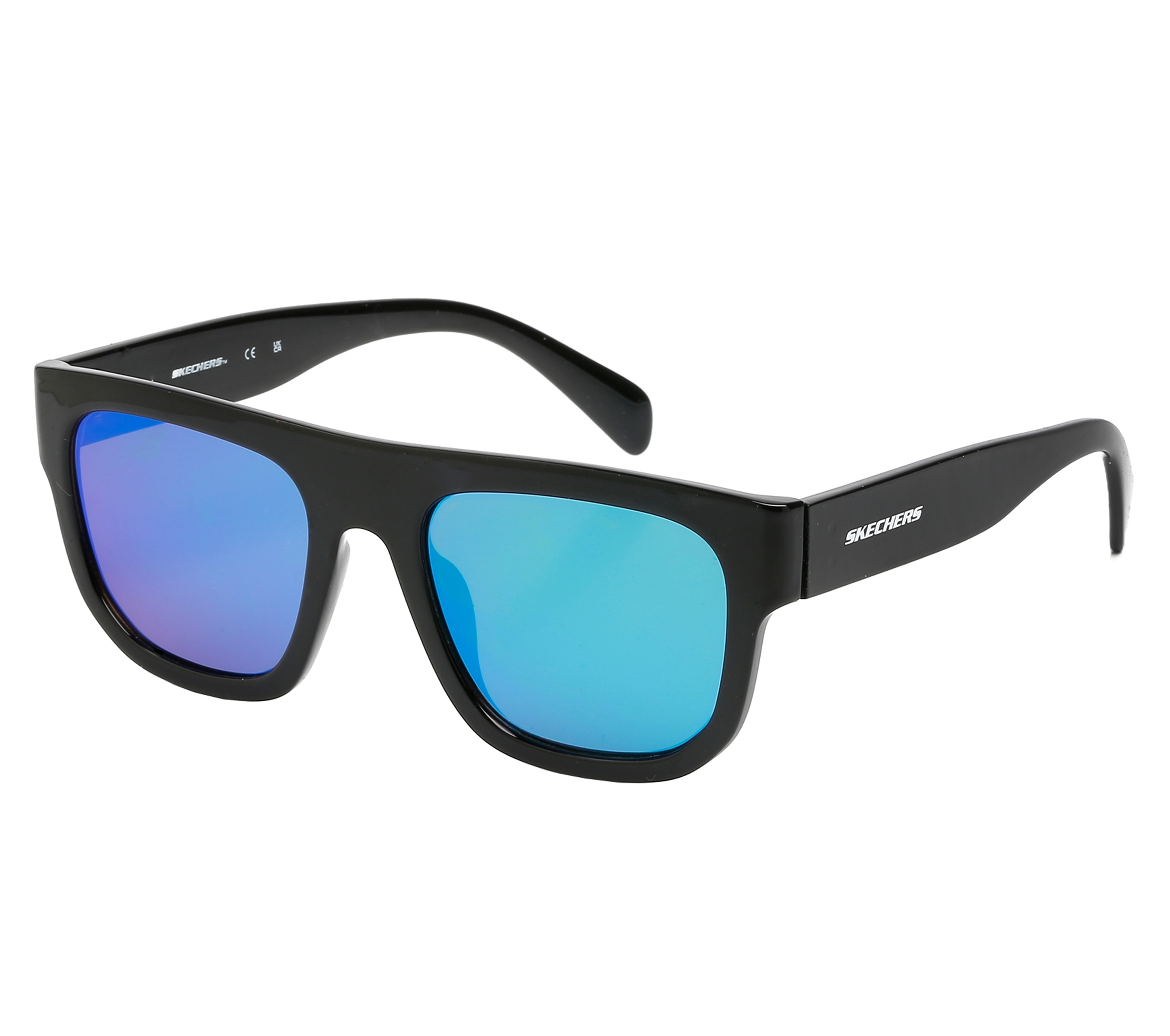 Skechers Square Sonnenbrille in Schwarz