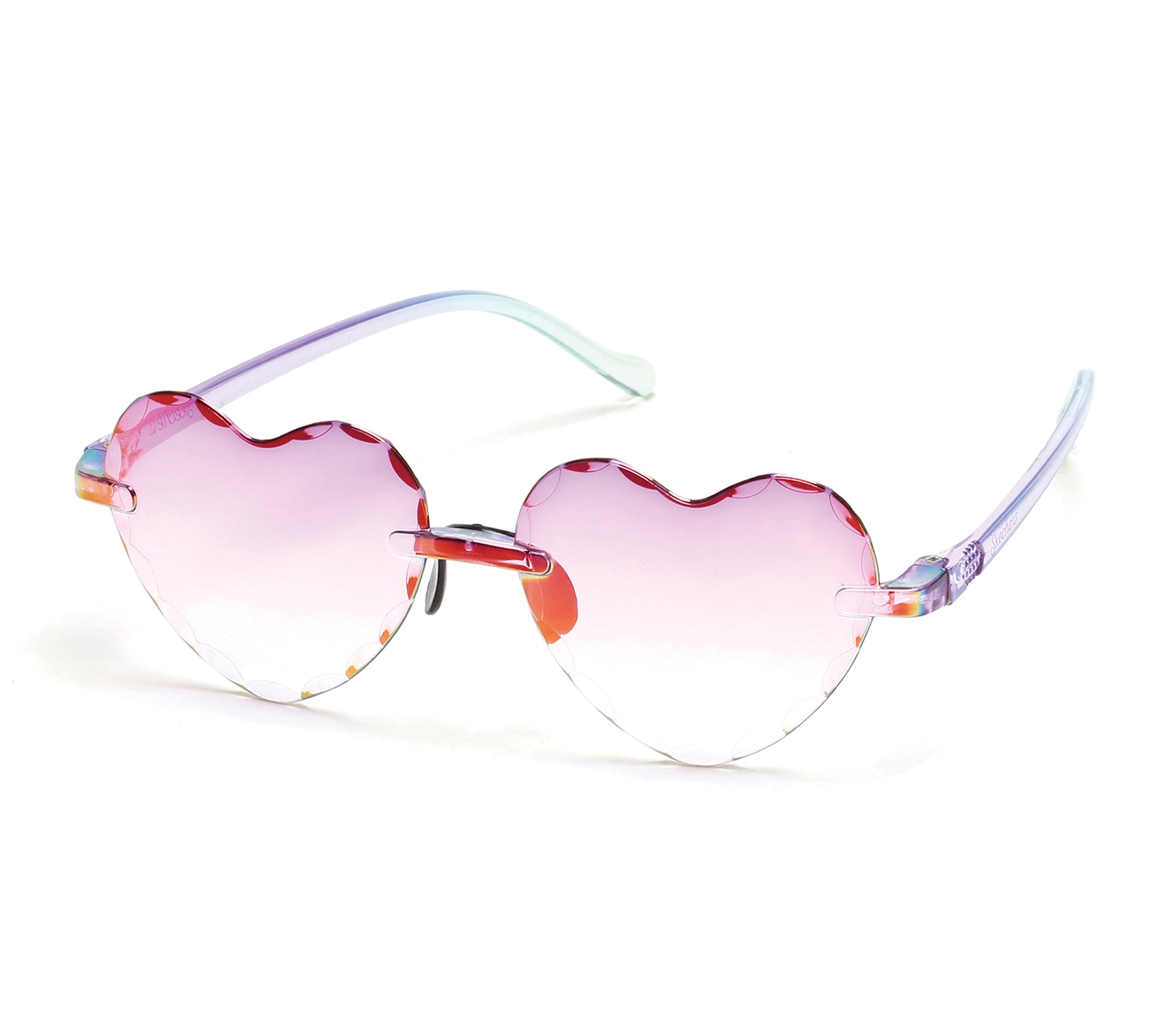 Skechers Rimless Hearts Sonnenbrille in Mehrfarbig