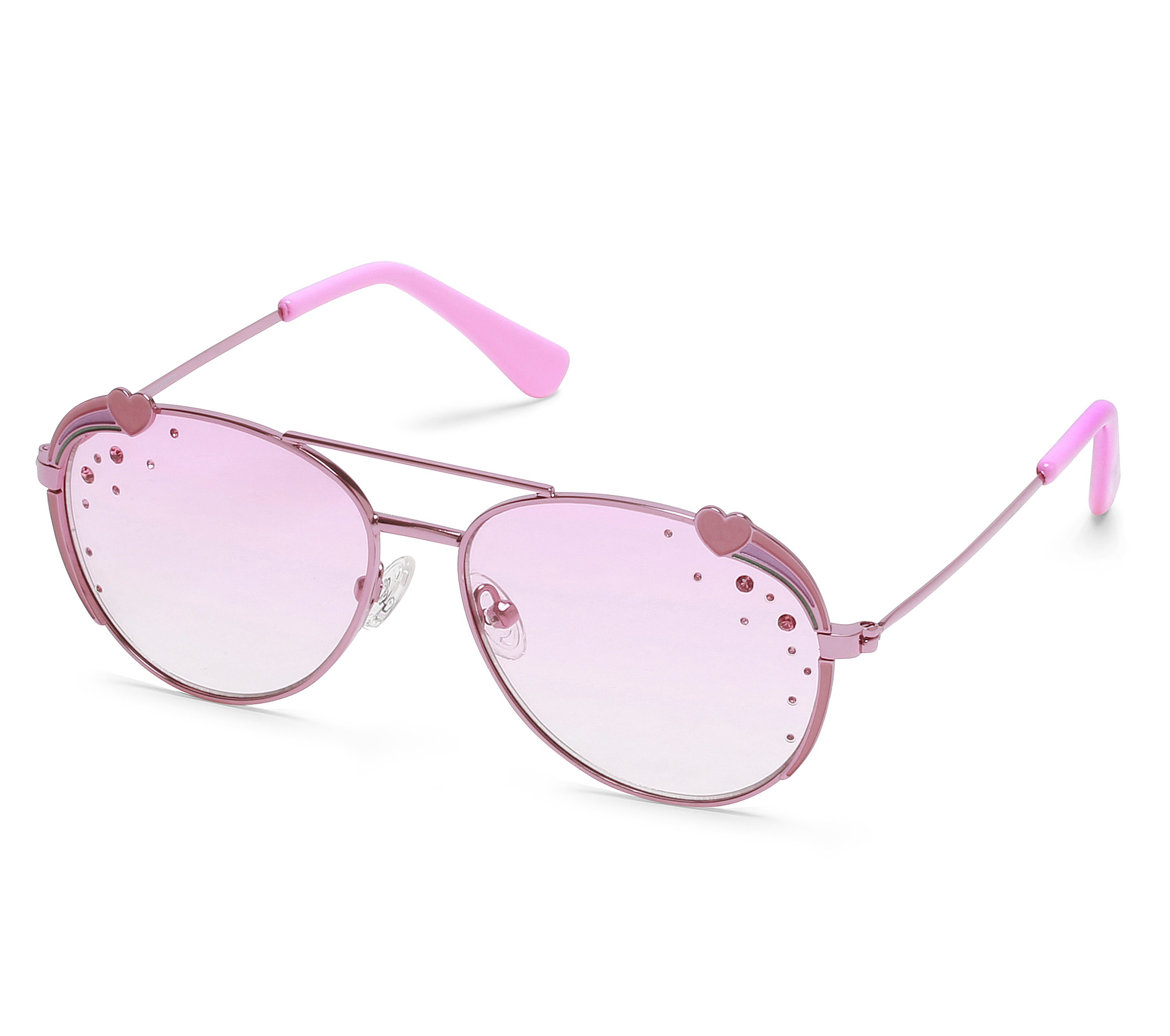 Skechers Aviator Rainbow Sonnenbrille in Rosa