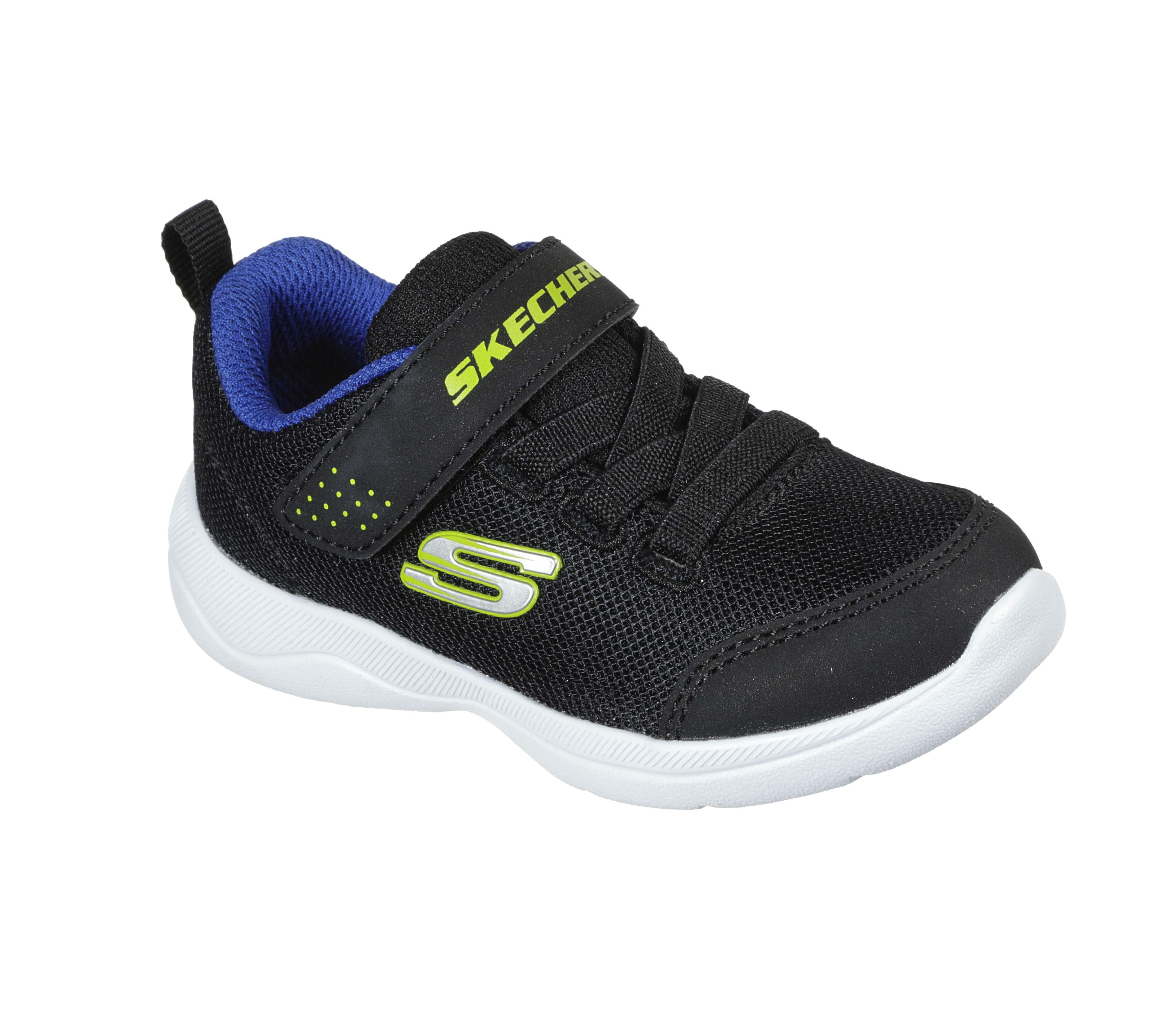 Skechers Skech-Stepz 2.0 - Mini Wanderer Sneaker in Schwarz/Grün, Größe 22