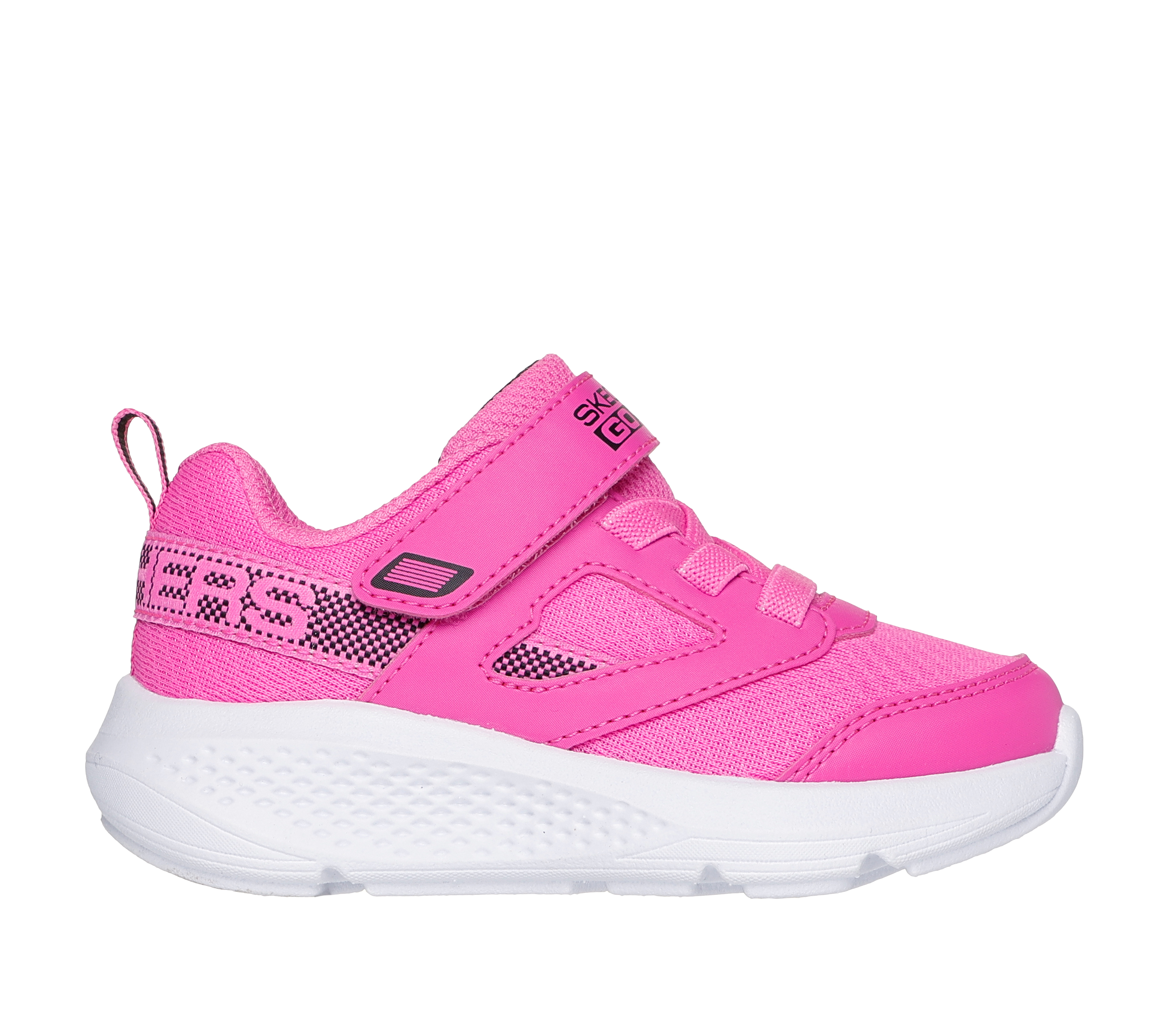 Skechers GO RUN Elevate - Sporty Spectacular Sneaker in Hot Rosa, Größe 21, in der Maschine waschbar