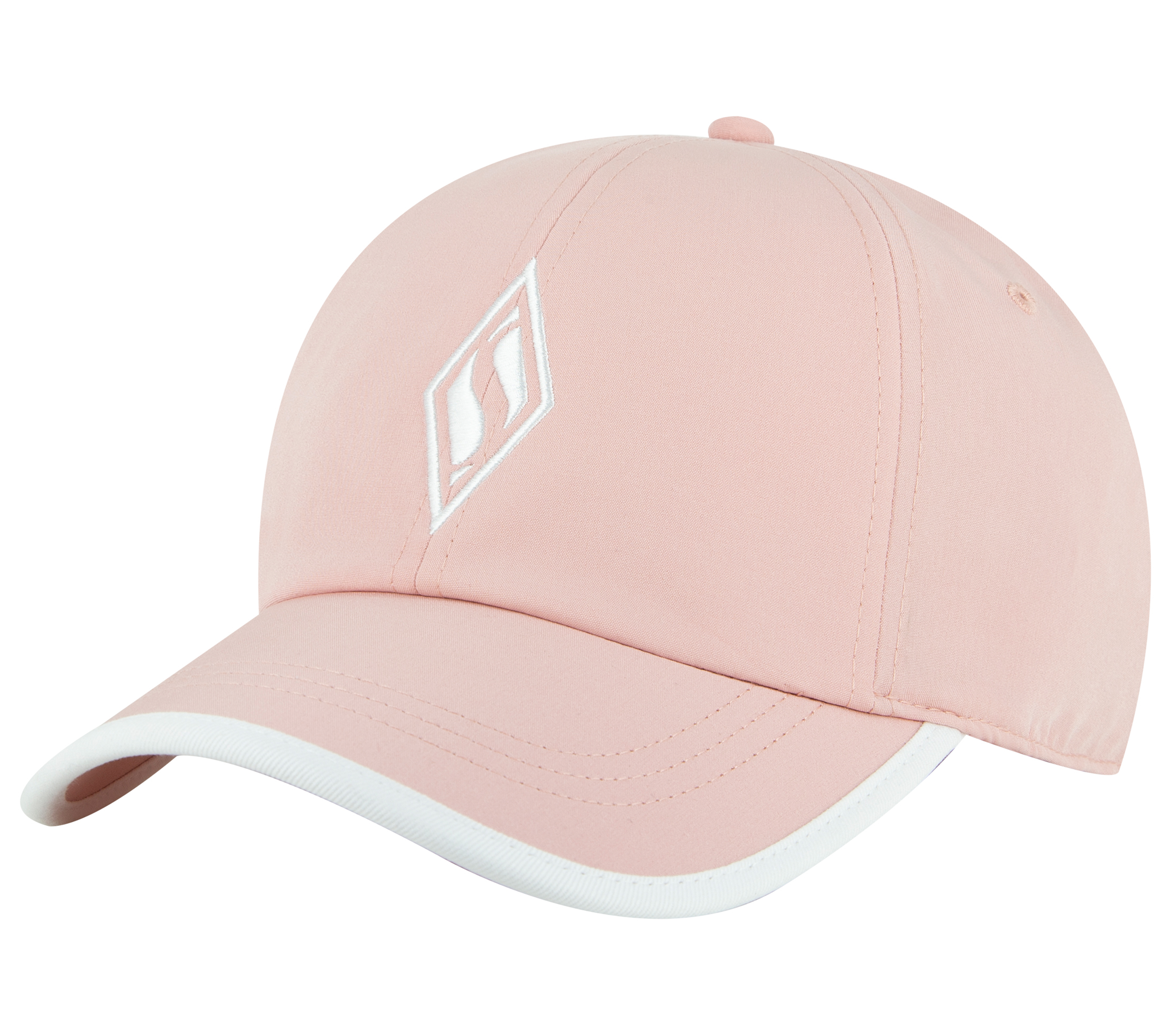 Skechers Skechweave Diamond Colorblock Hat in Rosa/Grau