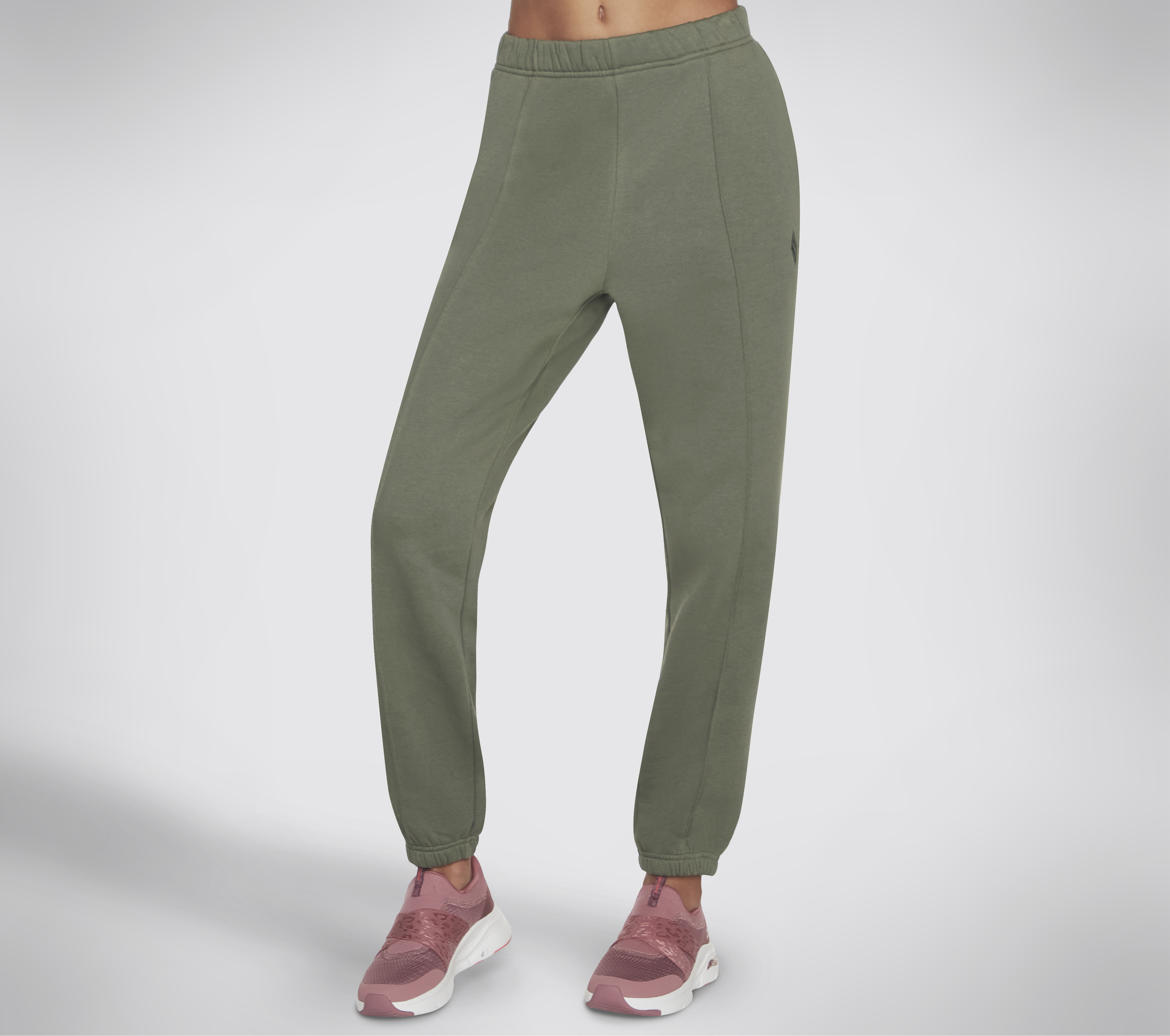 Skechers SKECH-SWEATS Diamond Delightful Jogger Hosen in Light Grün, Größe XL