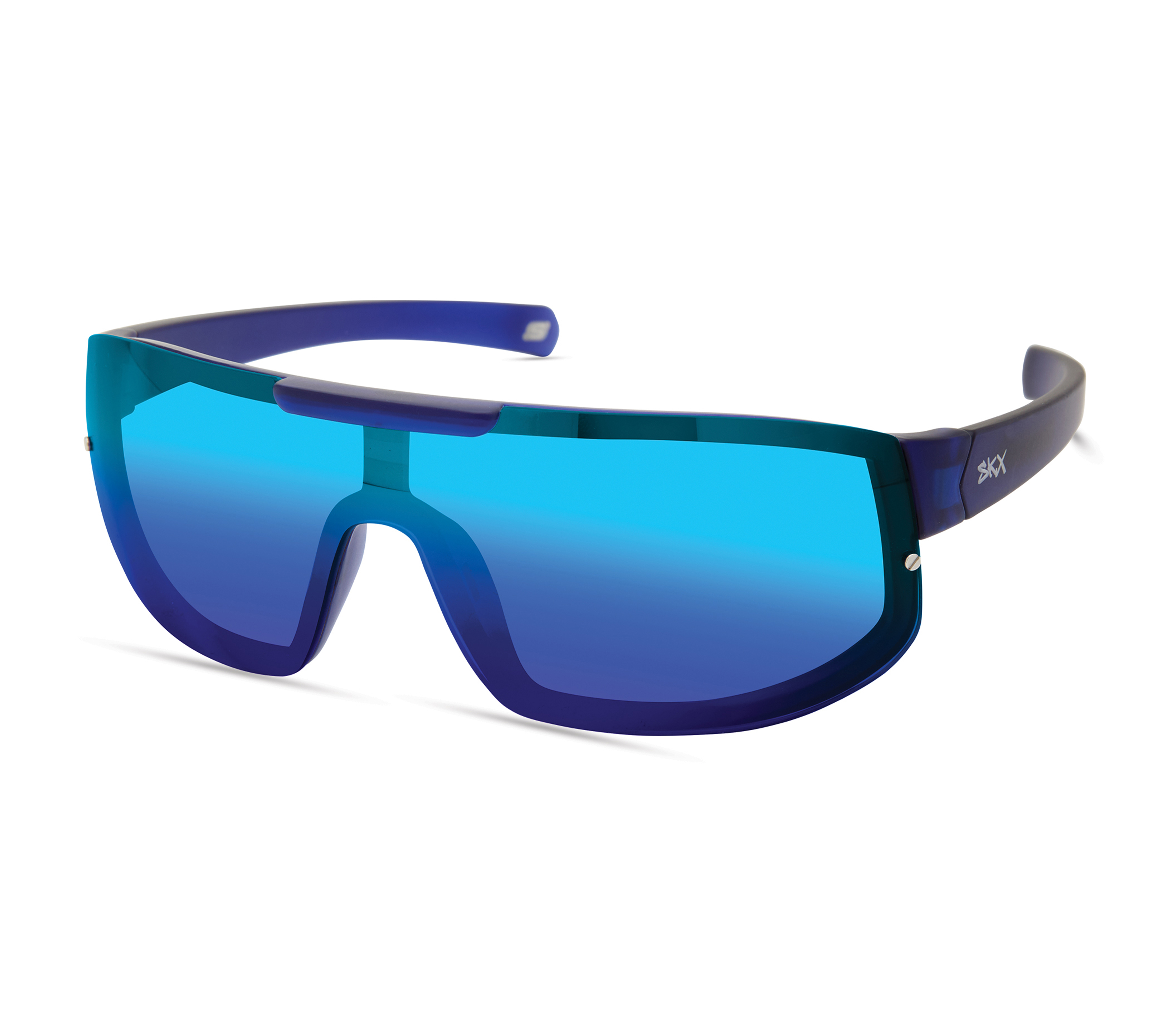 Skechers Matte Wrap Sonnenbrille in Blau