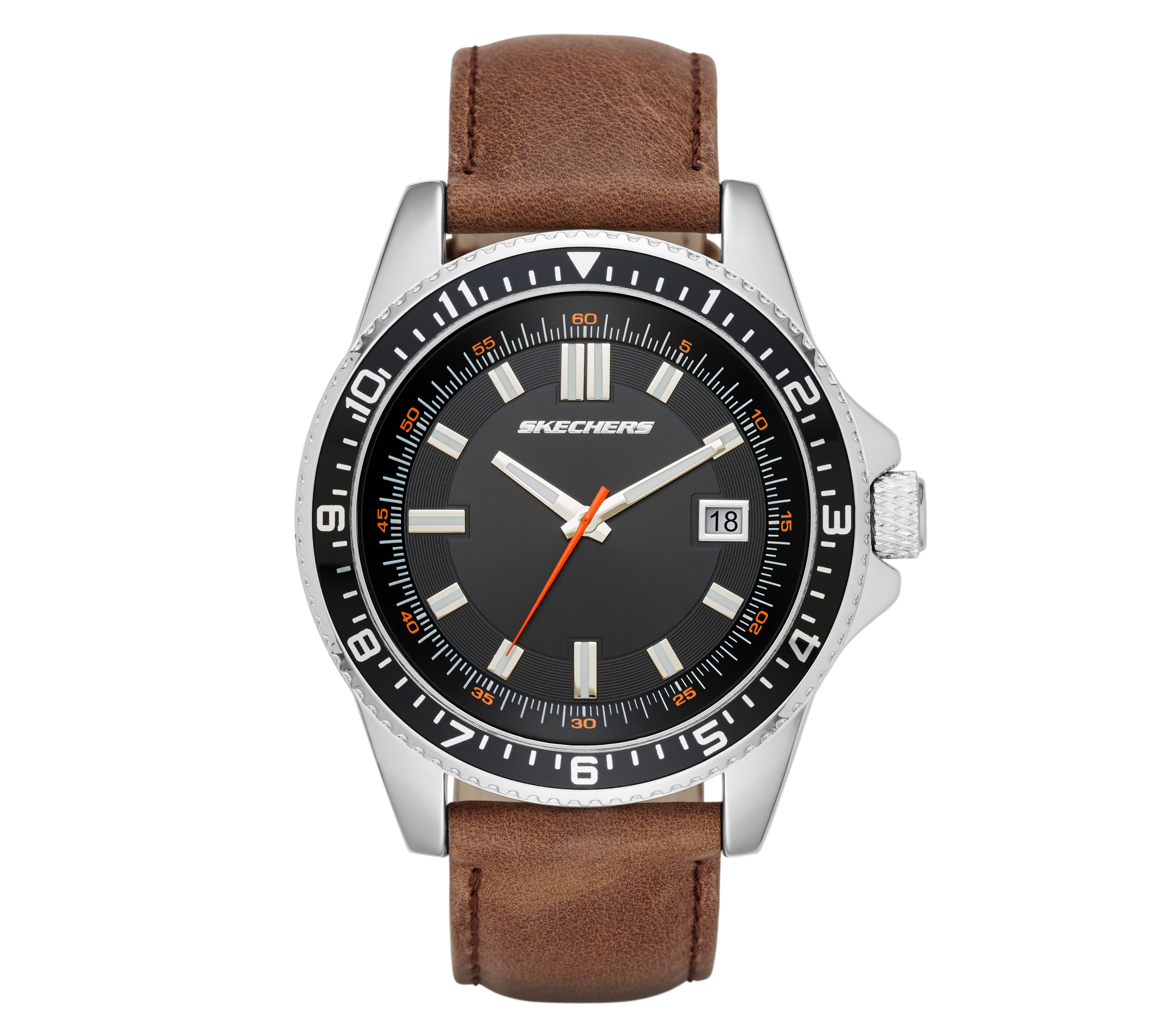 Skechers Longfellow Uhr in Braun