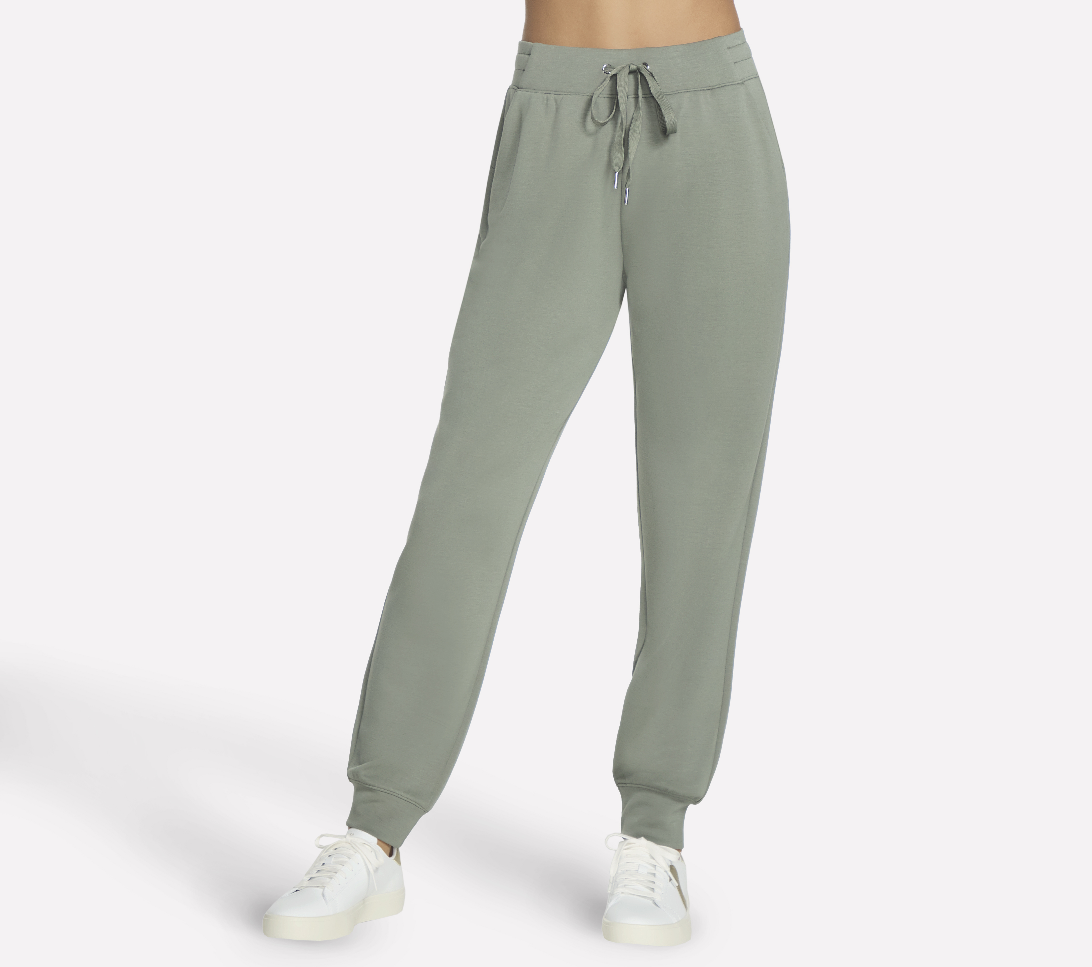 Skechers Skechluxe Elevate Jogger in Grau/Grün, Größe Klein