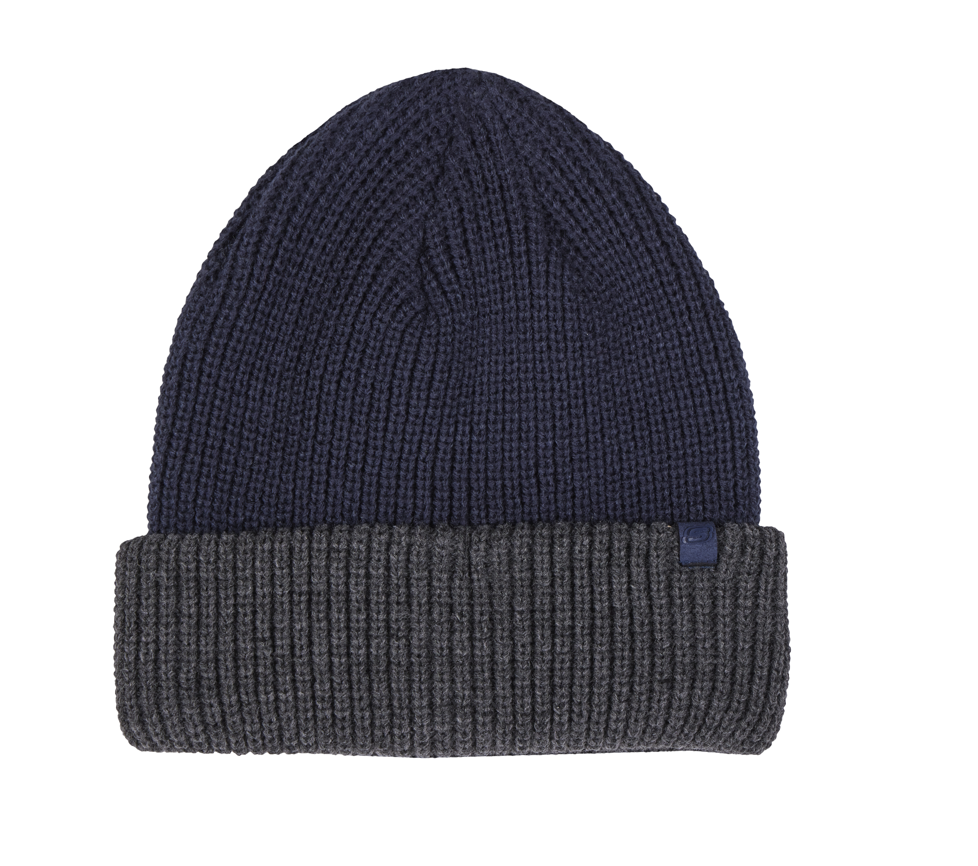 Skechers Two-toned Rib Beanie in Marine