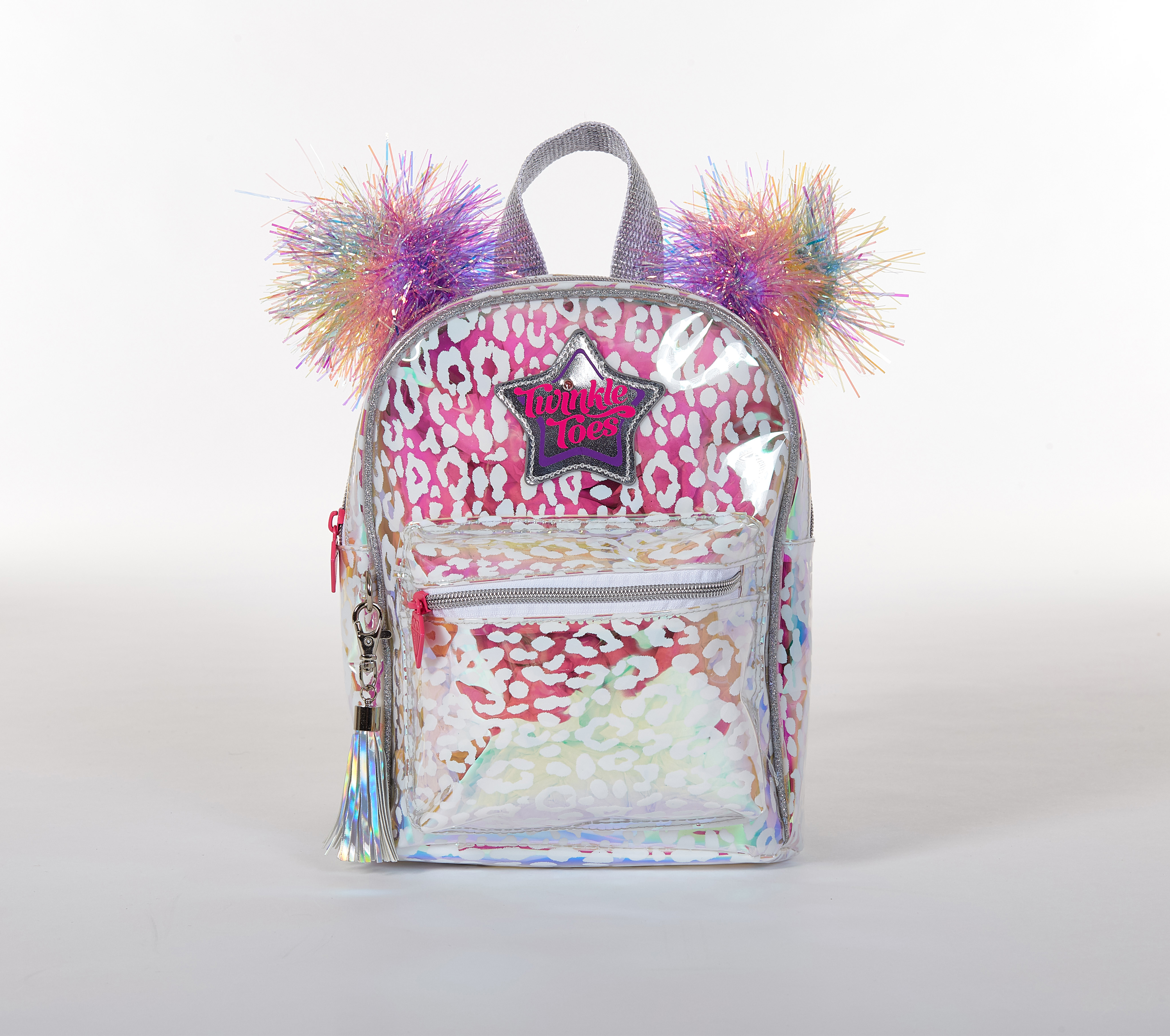 Skechers Twinkle Toes: Mini Pom Pom Rucksack in Transparent