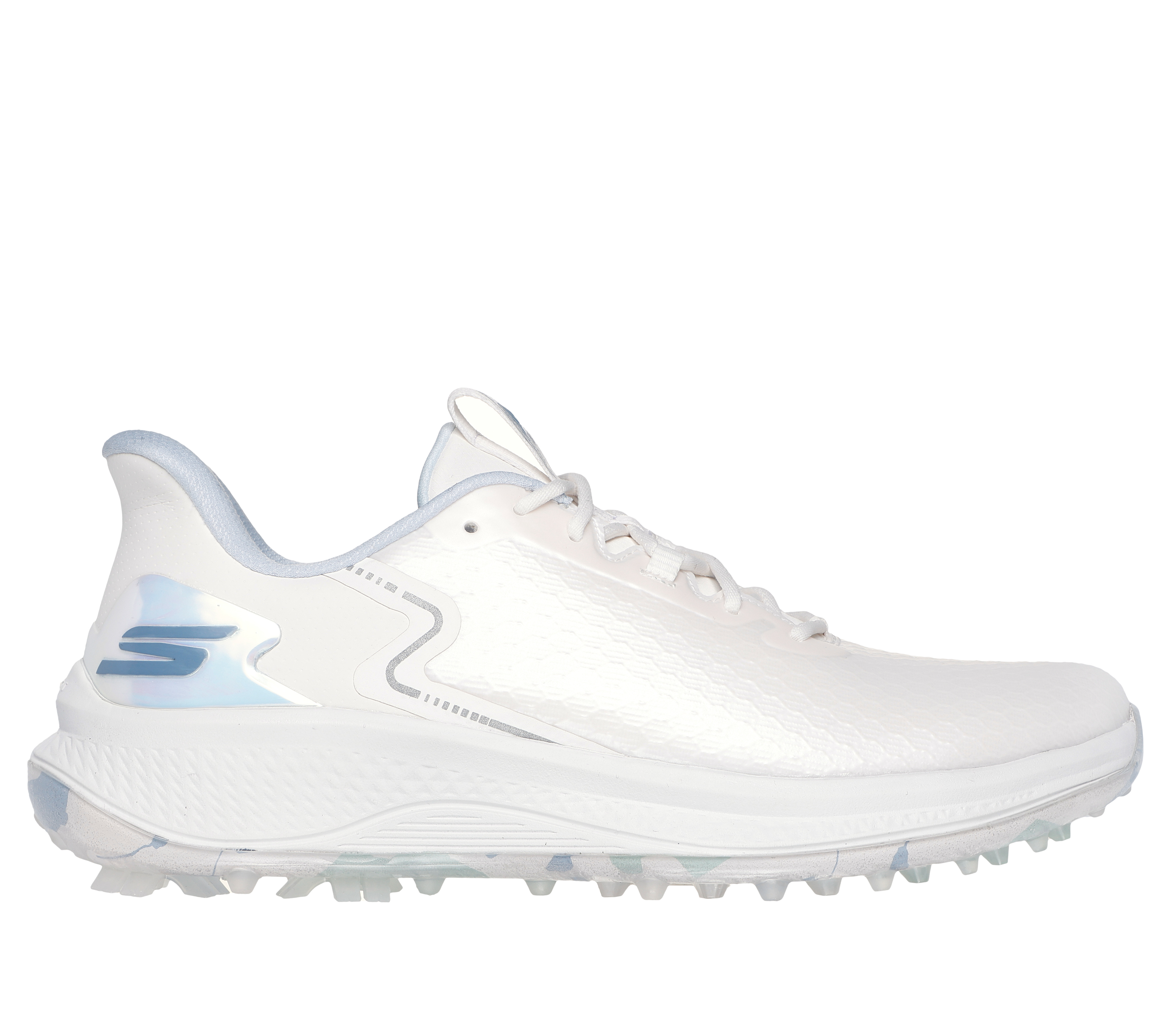 Skechers Slip-ins: GO GOLF Blade GF - Slip-ins Shoes in Off Weiss/Blau, Größe 42.5