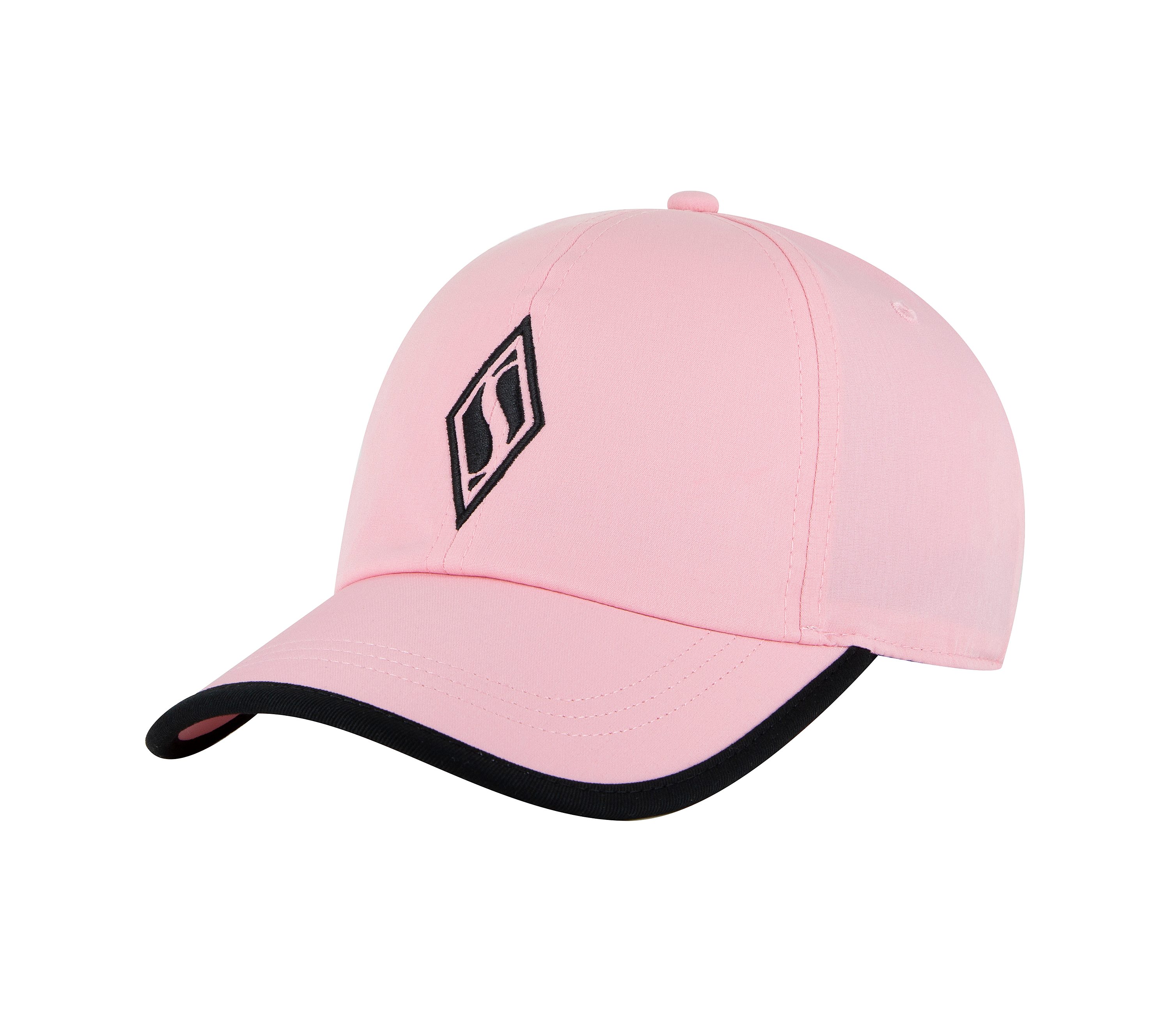 Skechers Skechweave Diamond Colorblock Hat in Rosa/Silber