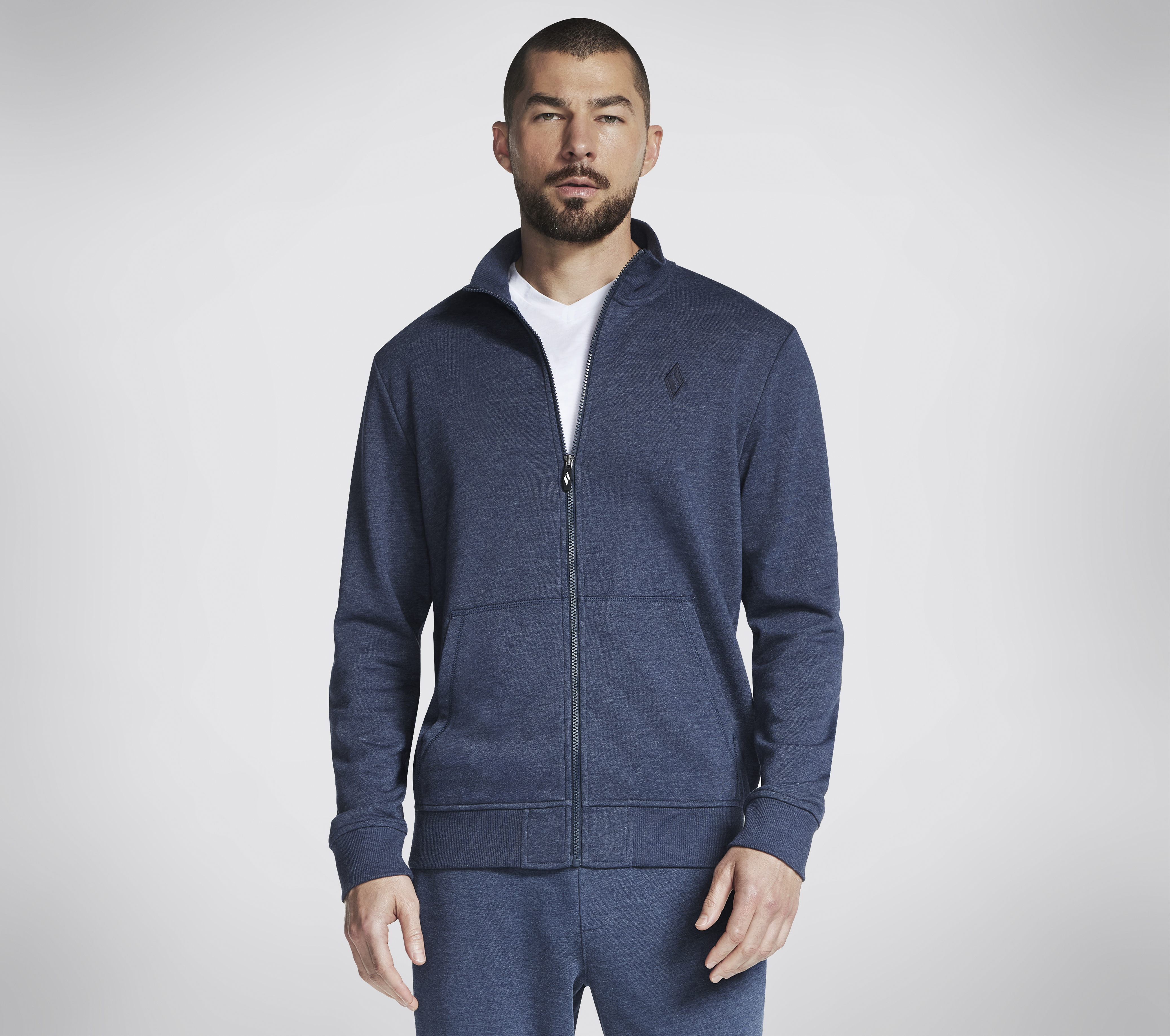 Skechers The Hoodless Kapuzenpullover GO WALK Everywhere Jacke in Marine, Größe Klein