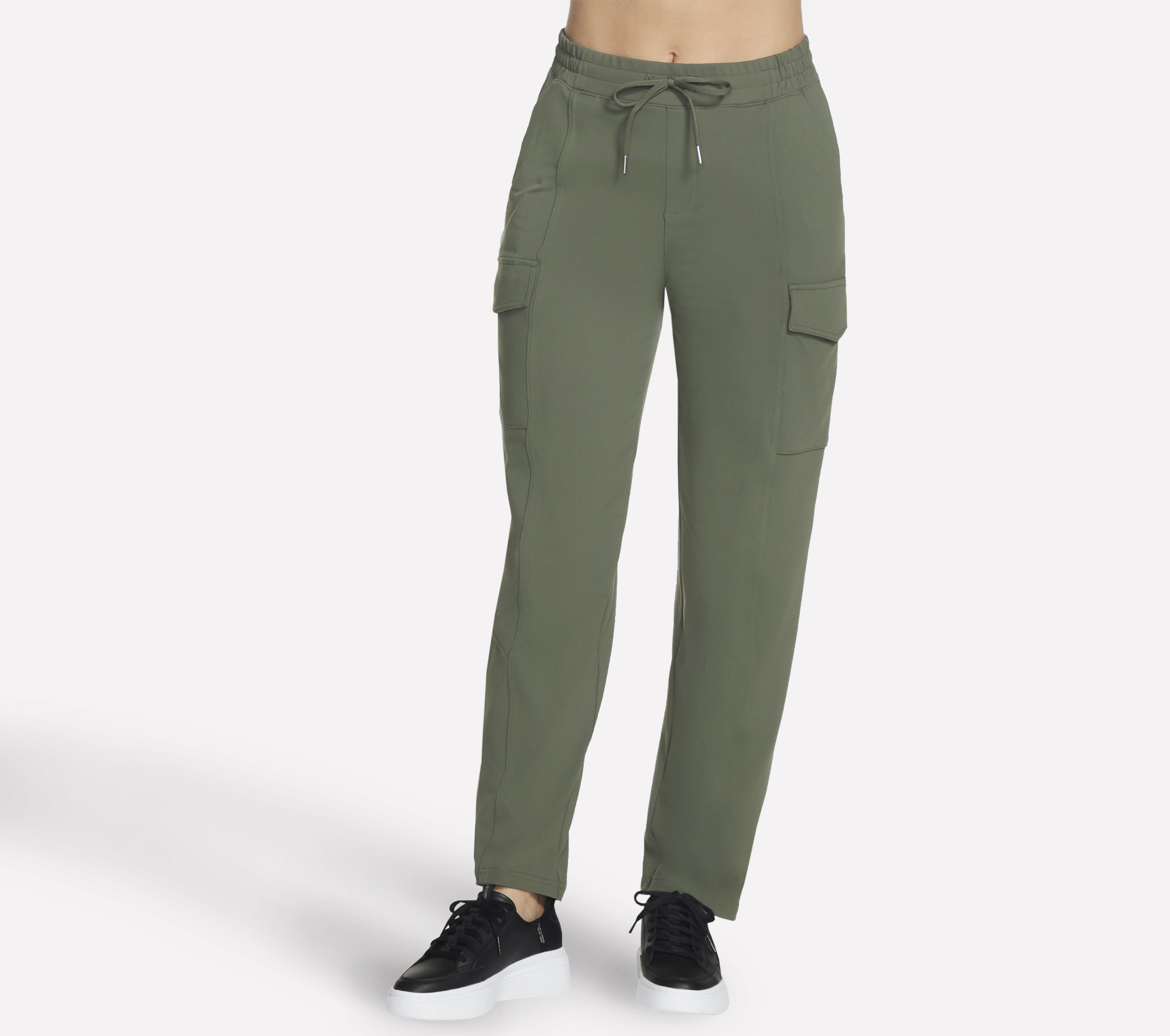 Skechers Slip-ins Cargo Pant in Grün/Schwarz, Größe 3XL