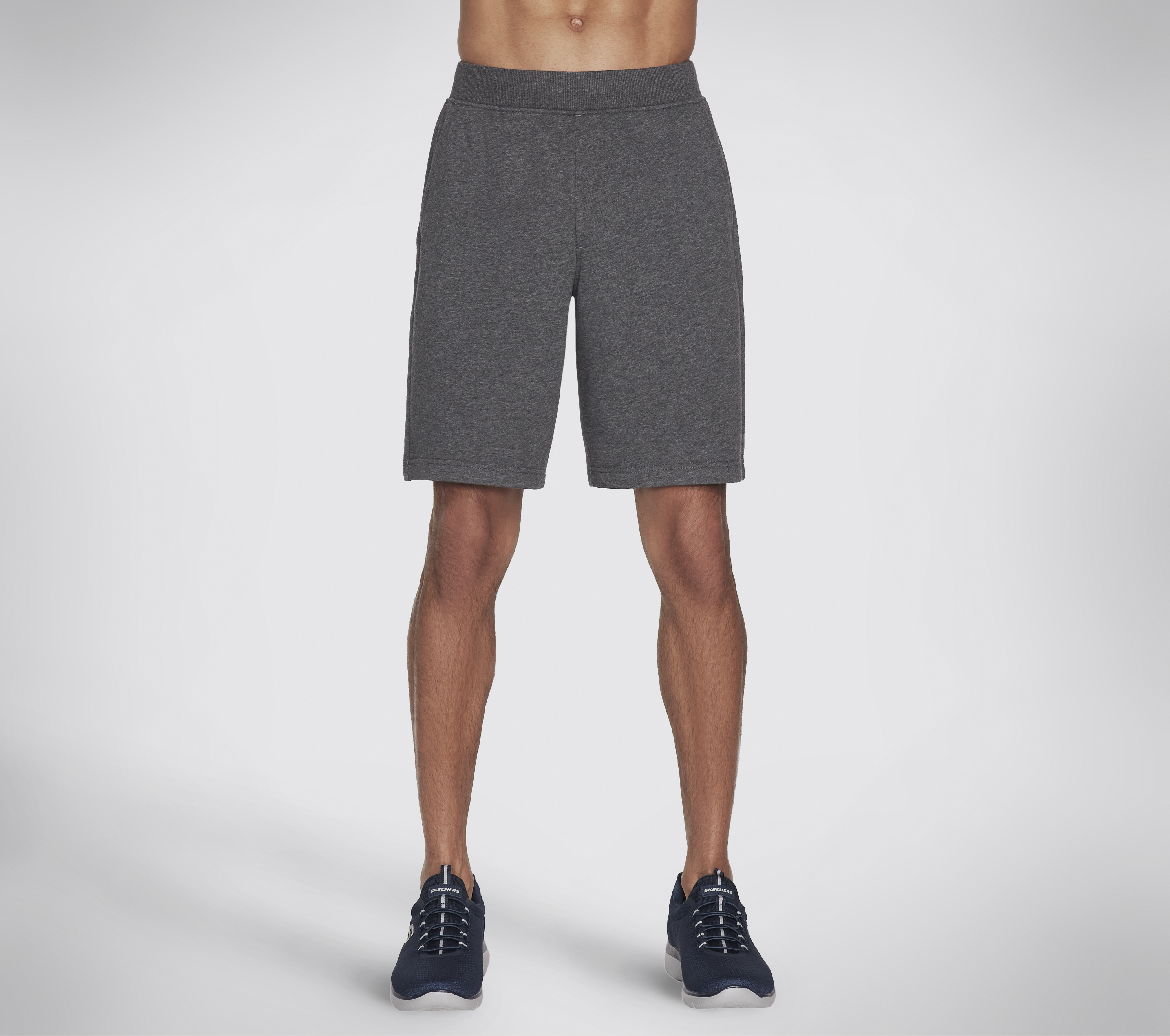 Skechers Explorer 9 Inch Shorts in Grau, Größe Medium