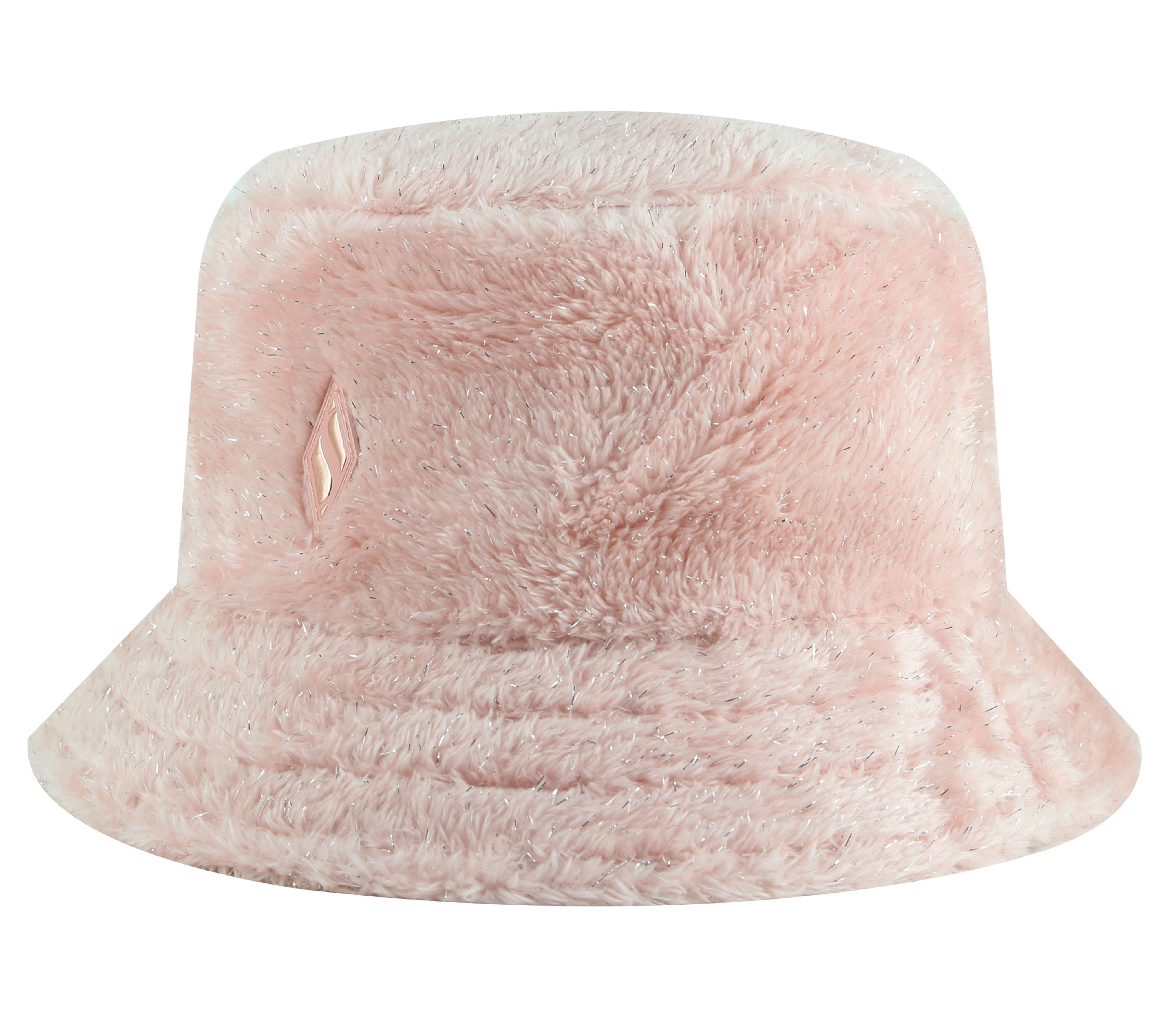 Skechers Sherpa Bucket Hat in Light Pink/Roségold