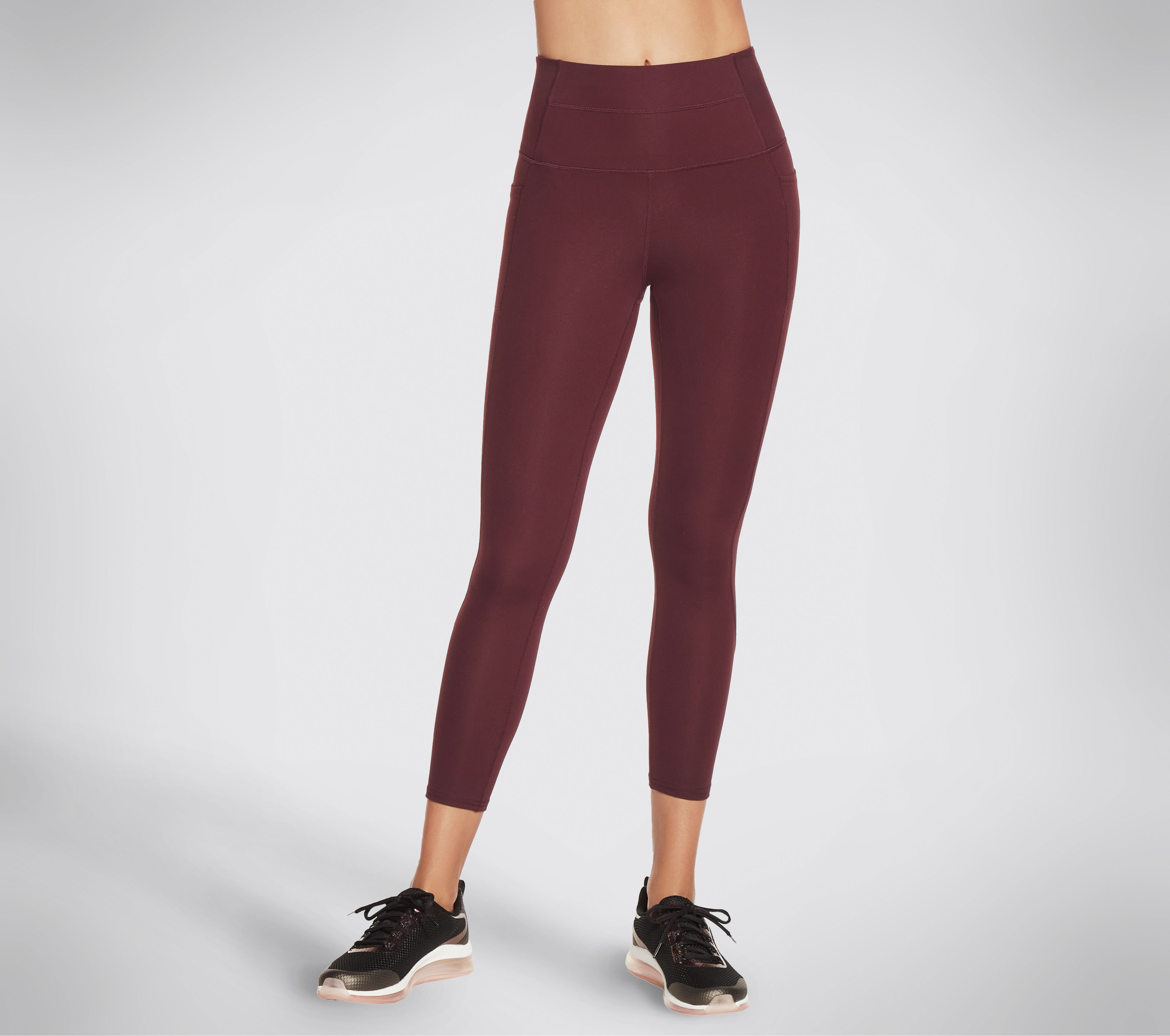 Skechers GO WALK High-Waisted 7/8 Legging Hosen in Violett, Größe Medium