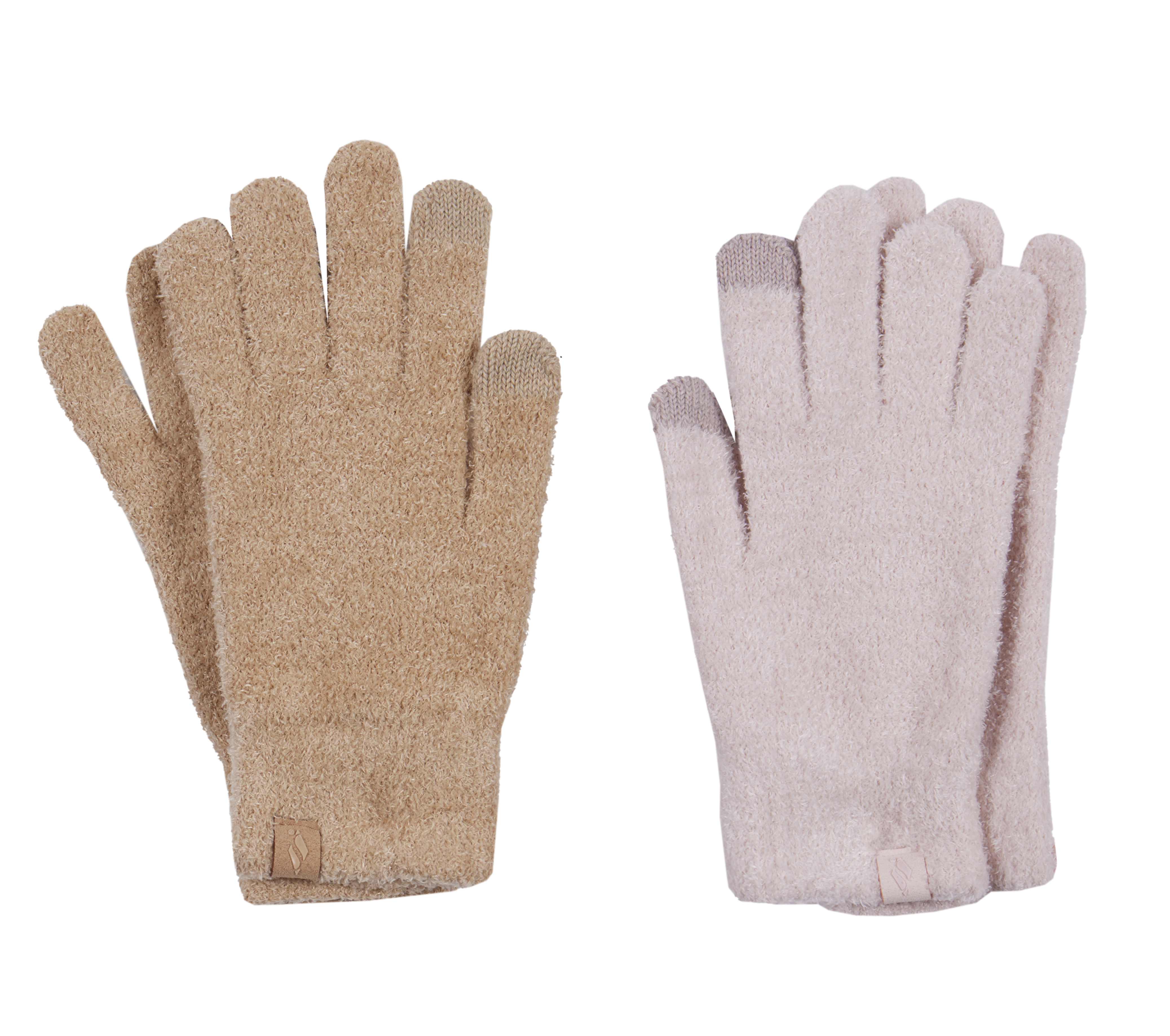 Skechers 2 Pack Feather Yarn Gloves in Rosa