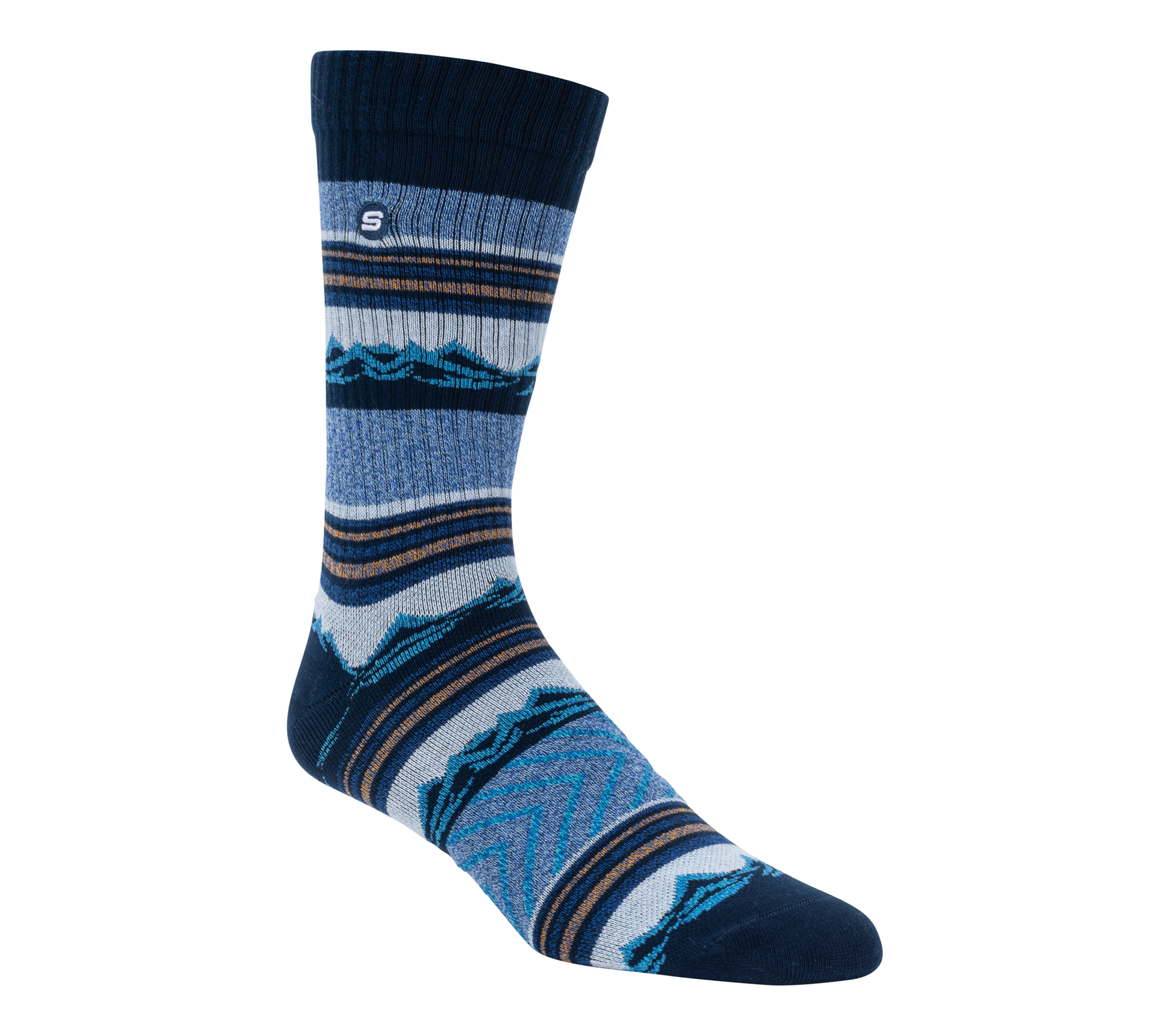 Skechers Oceanside Crew Socken - 1 Pair in Mehrfarbig, Größe Groß